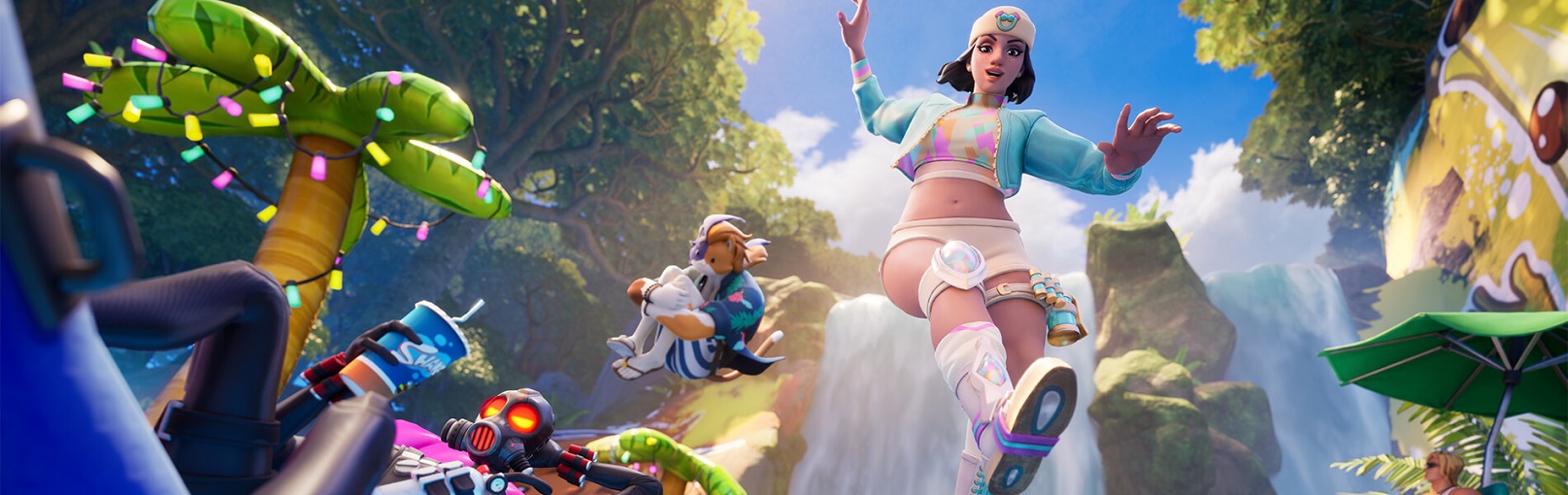 Fortnite trailer de jogabilidade da Fuga de Verão MMOs Brasil